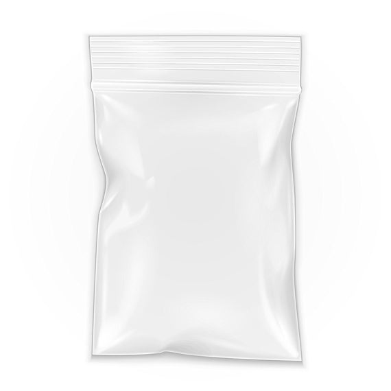 clear reclosable zipper bag