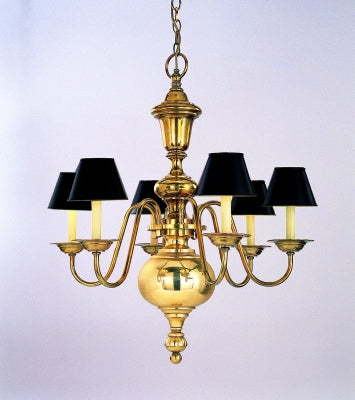 Chapman Manufacturing — Polished Solid Brass Chandelier