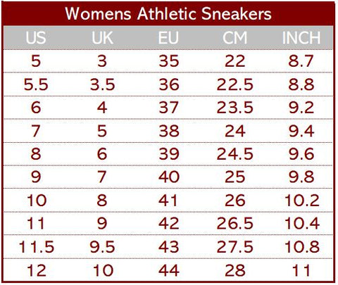 skechers us size chart