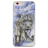 White Leopard Phone Case