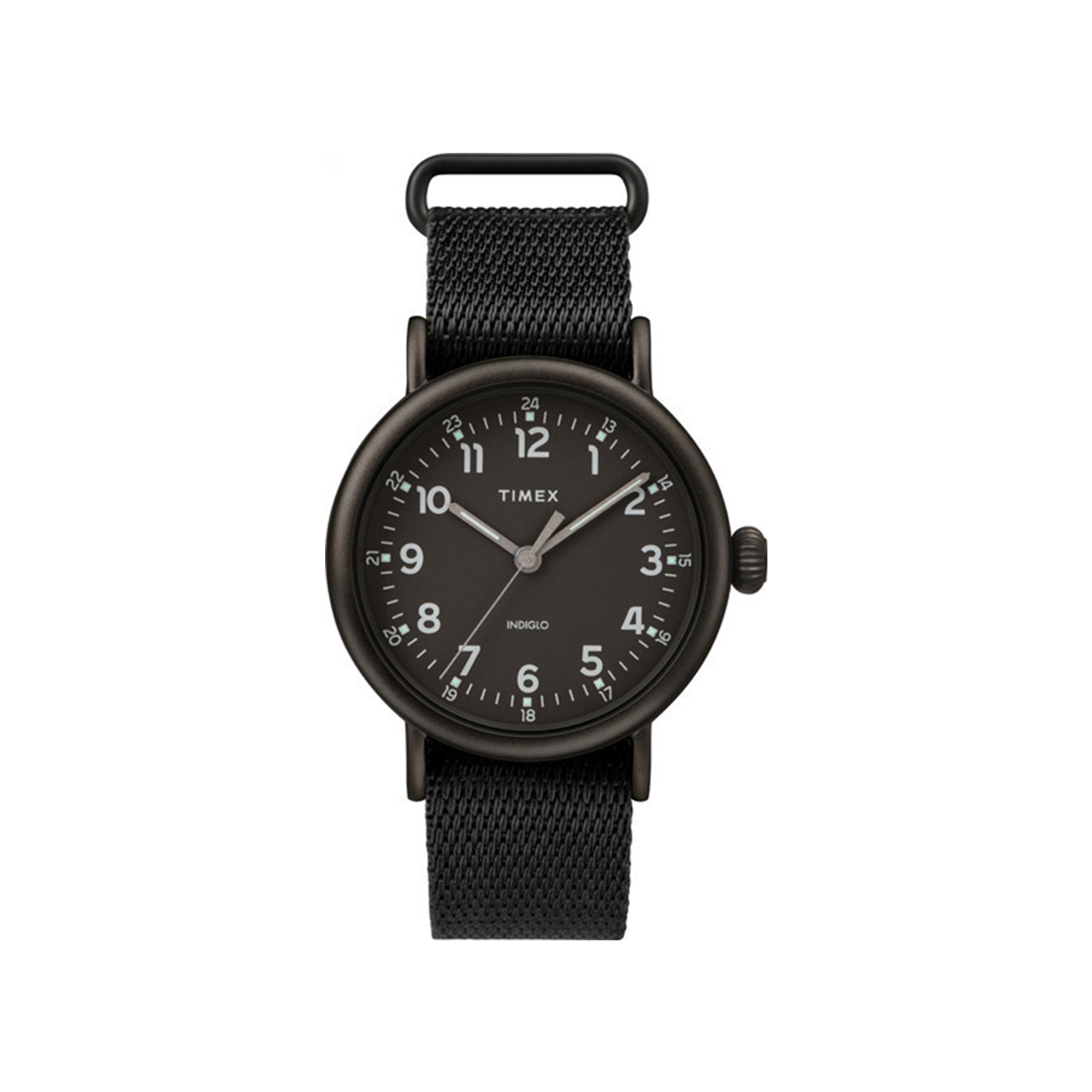 Standard 40mm Timex Watch - Black Fabric Strap | Peninsulas