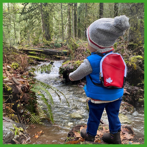 18"-Maplelea-doll-boy-wearing-hiking-clothes-hat-backpack