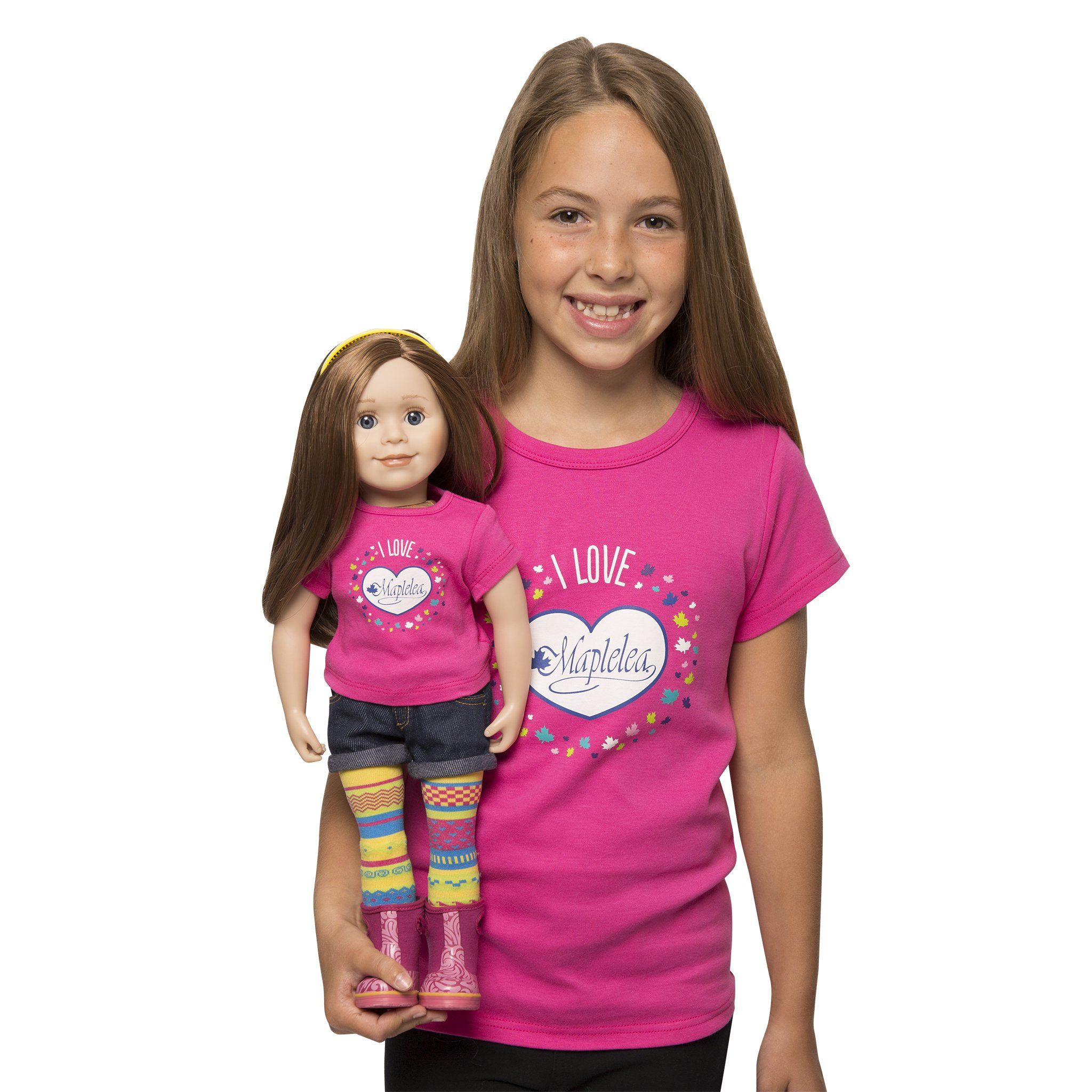 I Heart Maplelea Shirt For Dolls Km910 All Dolls Dress Alike Outfits And Accessories