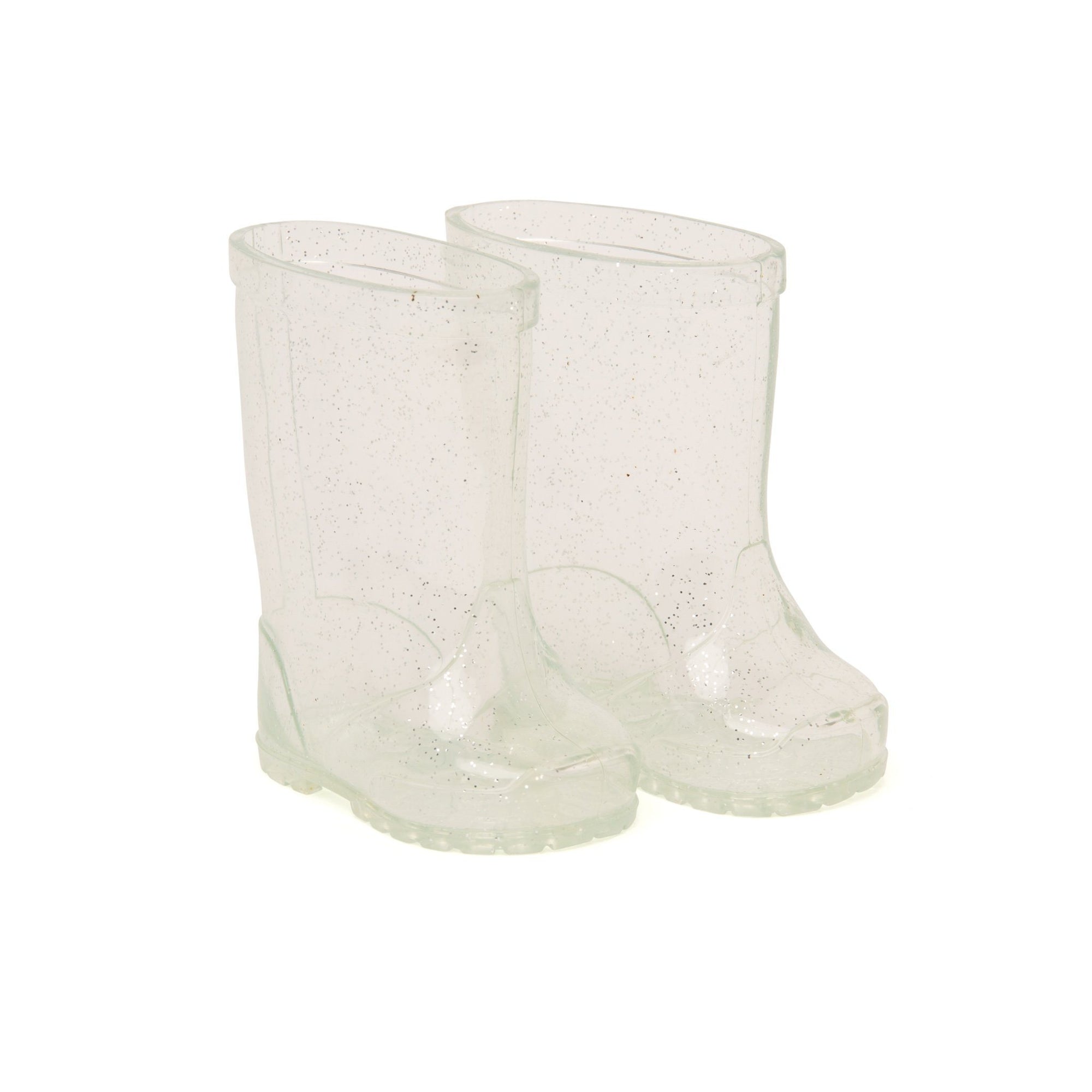 clear rain boots