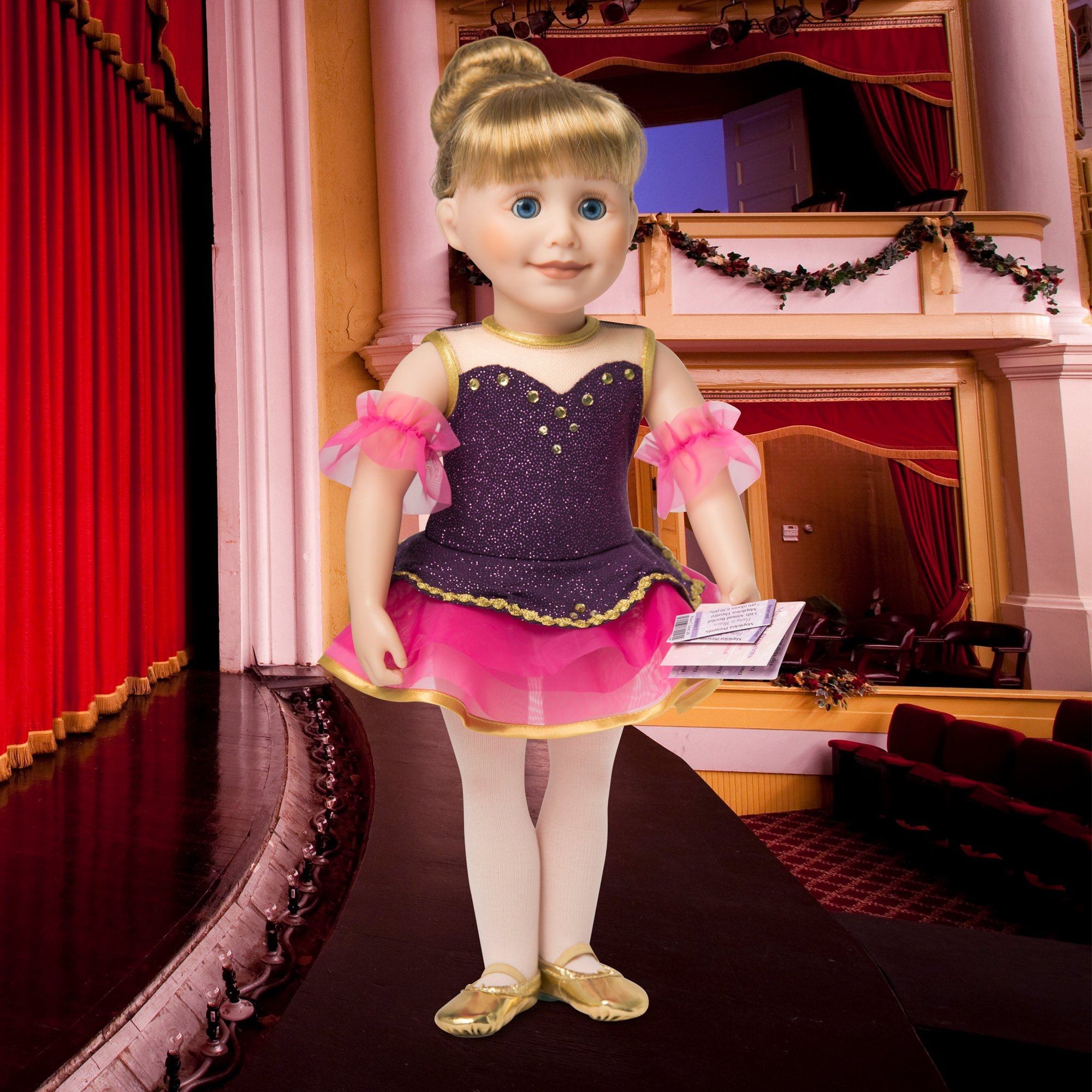 Maplelea | Poetry in Motion Ballerina Outfit for 18 inch dolls