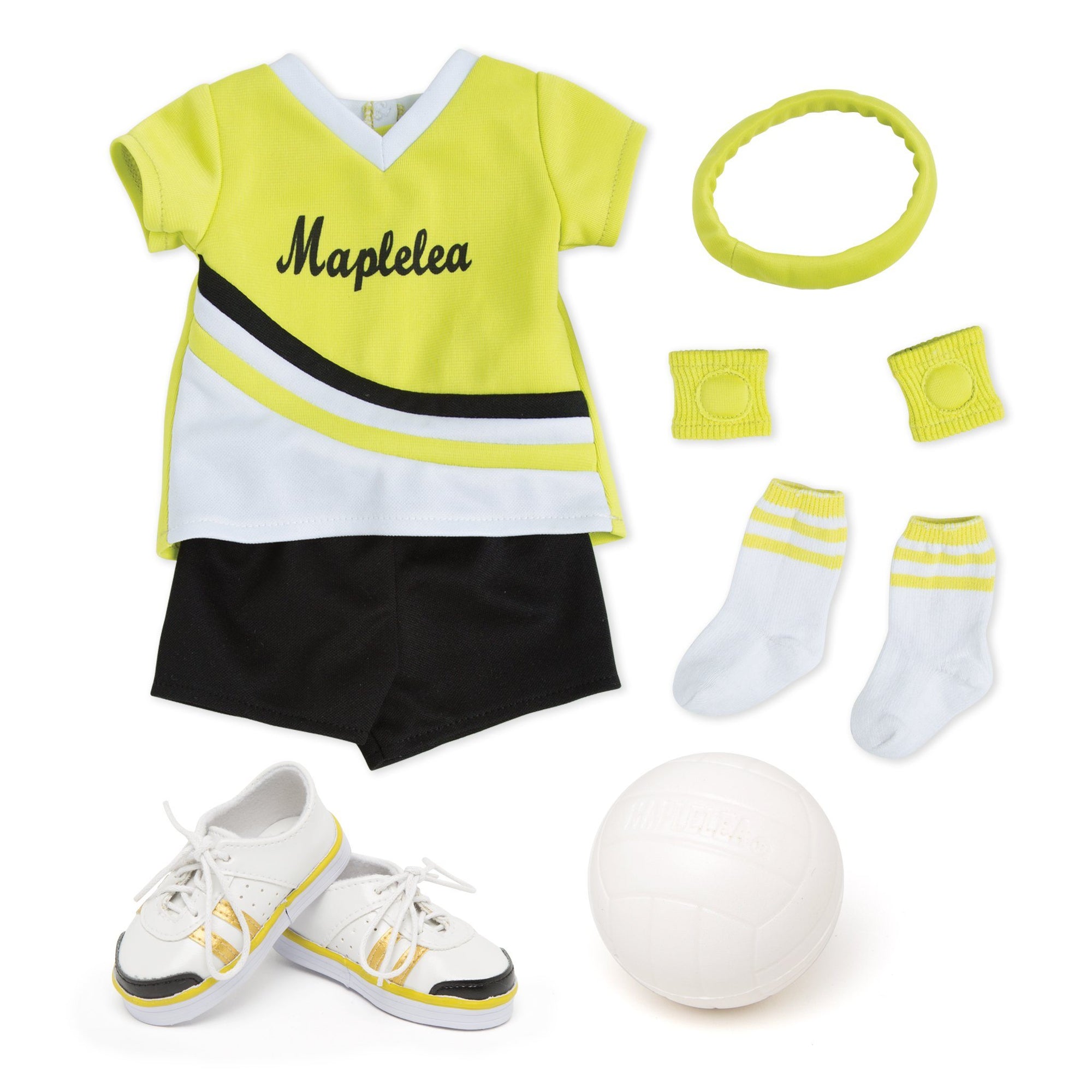 18 inch doll volleyball outfit