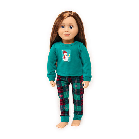 Snowman PJs for Kids: Matching Pajamas for your Family and 18 inch Doll