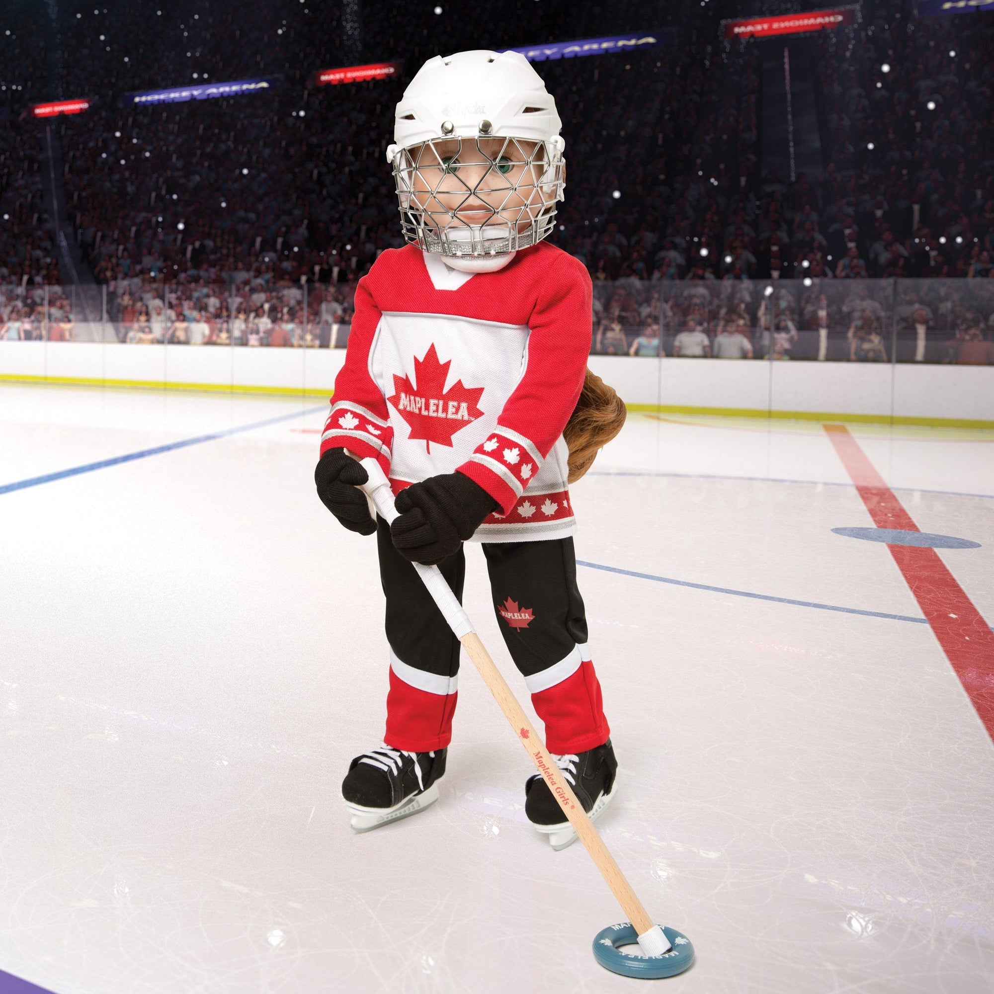 american girl doll hockey set