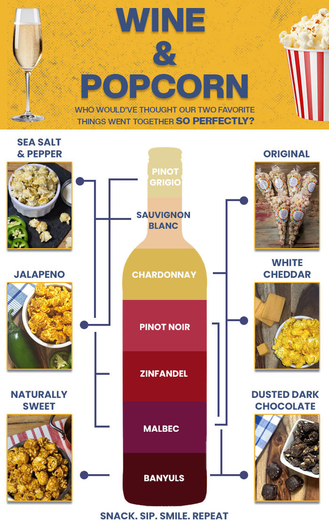 How to pair wine and popcorn for valentines day