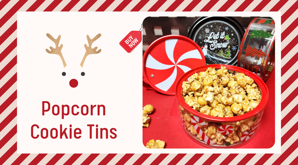 Popcorn Cookie Tins