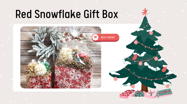 Red Snowflake Gift Box