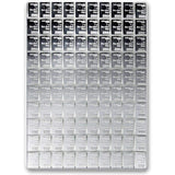 100x 1 gram Silver Bar - Valcambi Silver CombiBar (w/ Assay) - American Heritage Mint Bullion