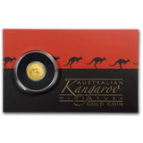 2018 Australia 1/2 Gram Gold Kangaroo Mini Roo BU (Assay Card) - American Heritage Mint Bullion