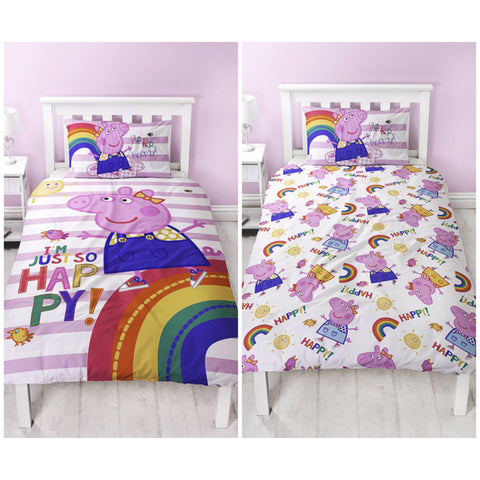 Peppa Pig Single Quilt Cover Set Kids Korna