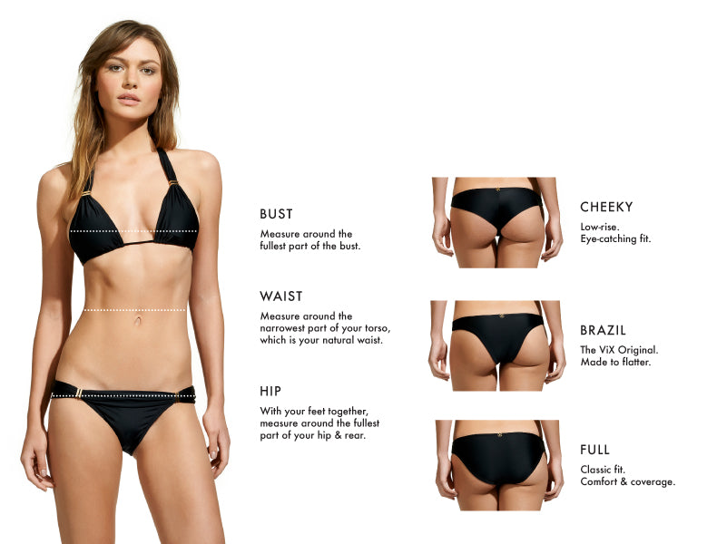 Bikini & Swimsuit Size Guide, Swimwear Fitting Guide