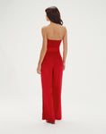 Serena Detail Jumpsuit - Red Pepper, Size: Xs