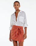 Rai Mini Skirt - Ginger, Size: L