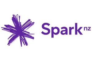 Spark logo featuring a sketched looking purple star