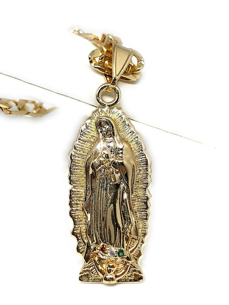 Gold Plated Virgin Mary Bracelet Virgen De Guadalupe brazalete – Fran & Co  Jewelry