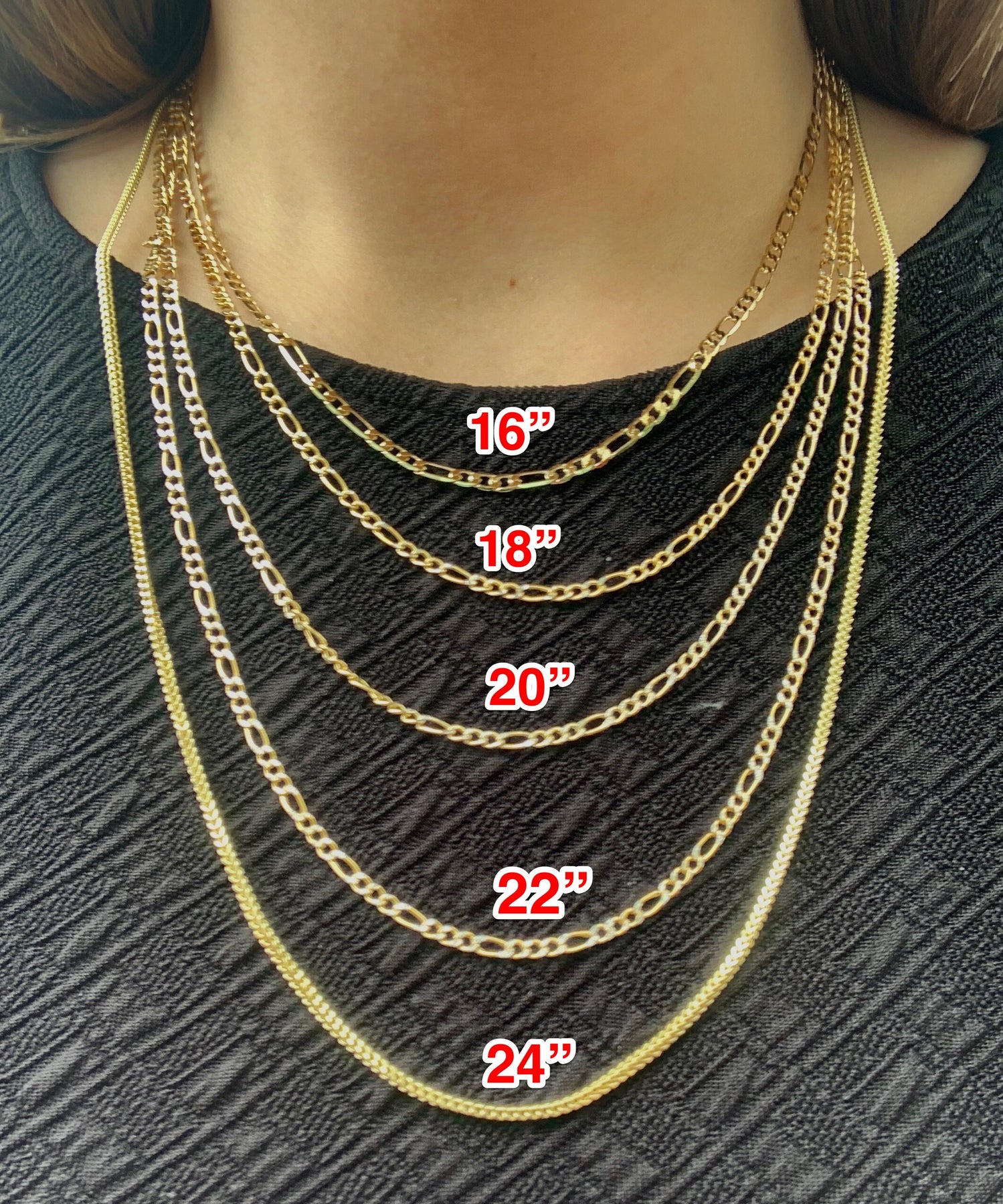 gold chain 24 in