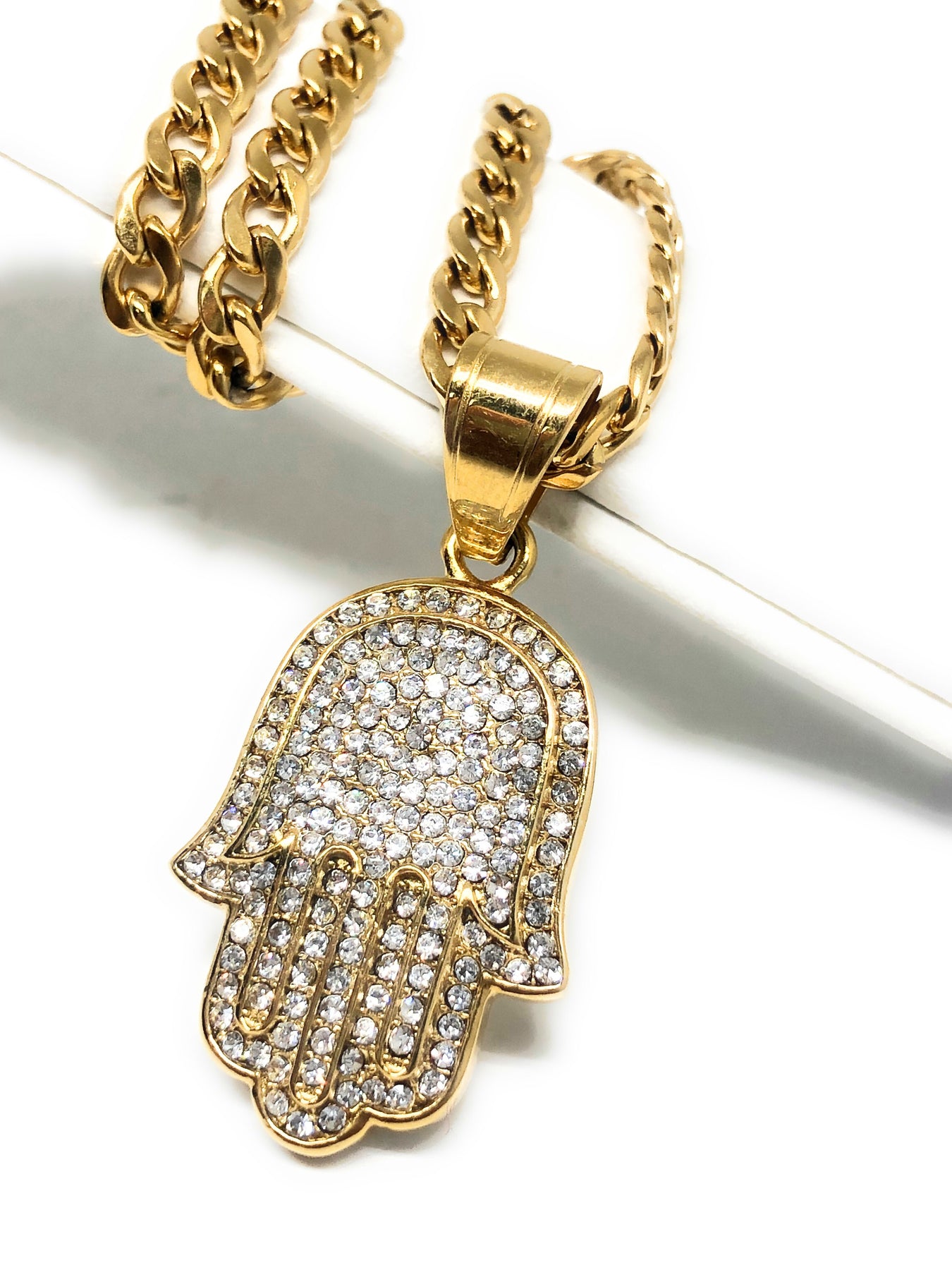 Iced Out New Hip Hop Circus Money Bag Letter Pendant Fit Cuban