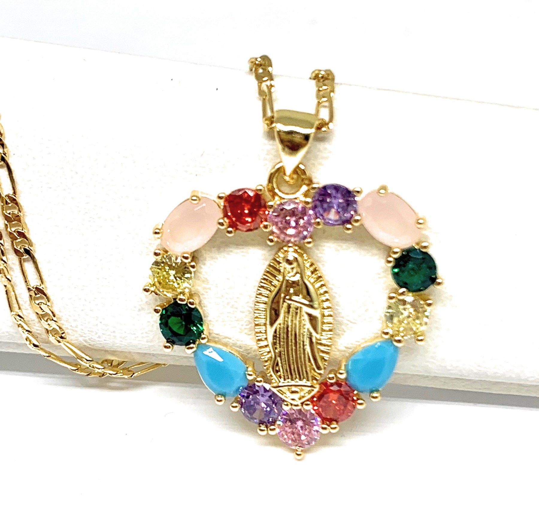 Gold Plated Virgin Mary Bracelet Virgen De Guadalupe brazalete – Fran & Co  Jewelry