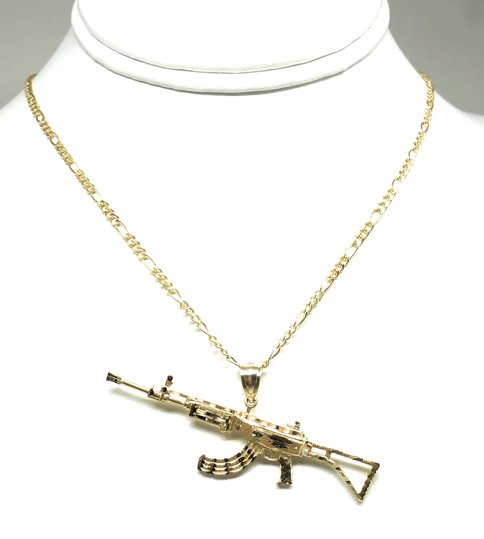AK-47 Brass Casing & Bullet Necklace, 7.62x39, Real Bullet – Bullet  Designs® Inc.