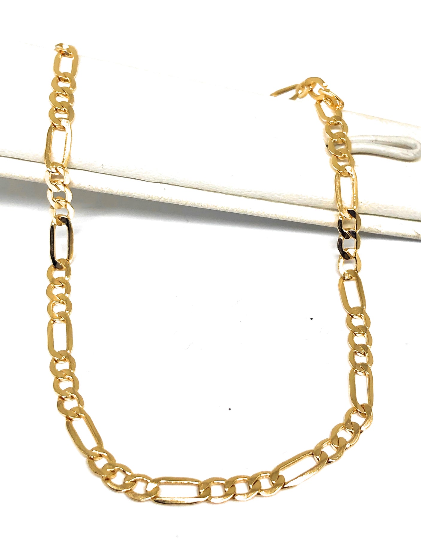 10k Solid Gold Yellow Cuban Link Chain 18-24 inches 3.5mm (Semi