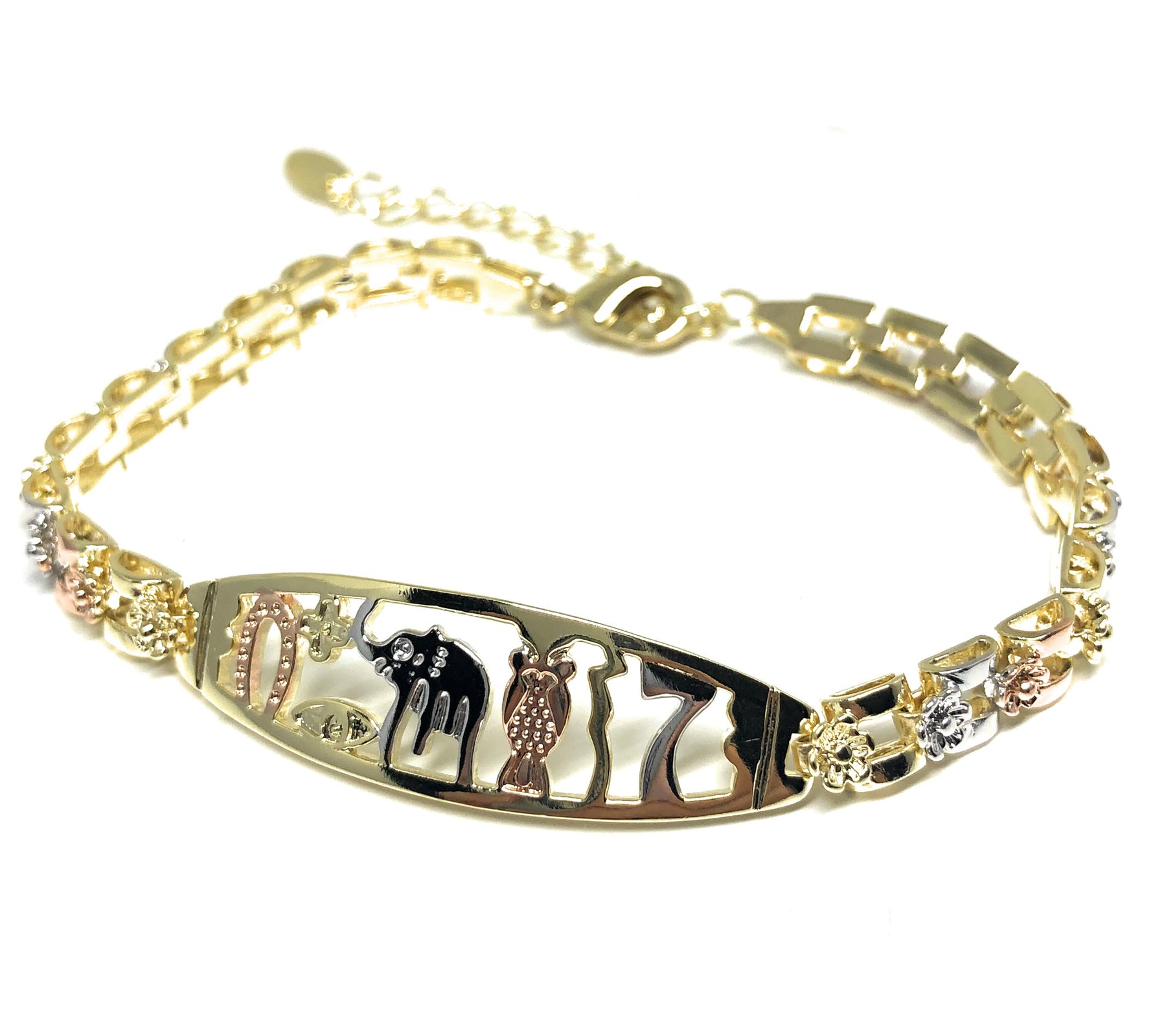 Yellow Gold Elephant Link Bracelet, 14k Pachyderm For Sale at 1stDibs | 14k gold  elephant bracelet, elephant pachyderm