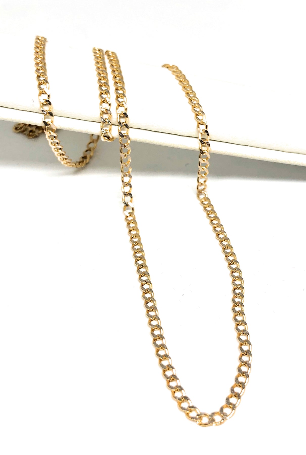 Kids' Gold Cuban Link Necklace 18in / Gold