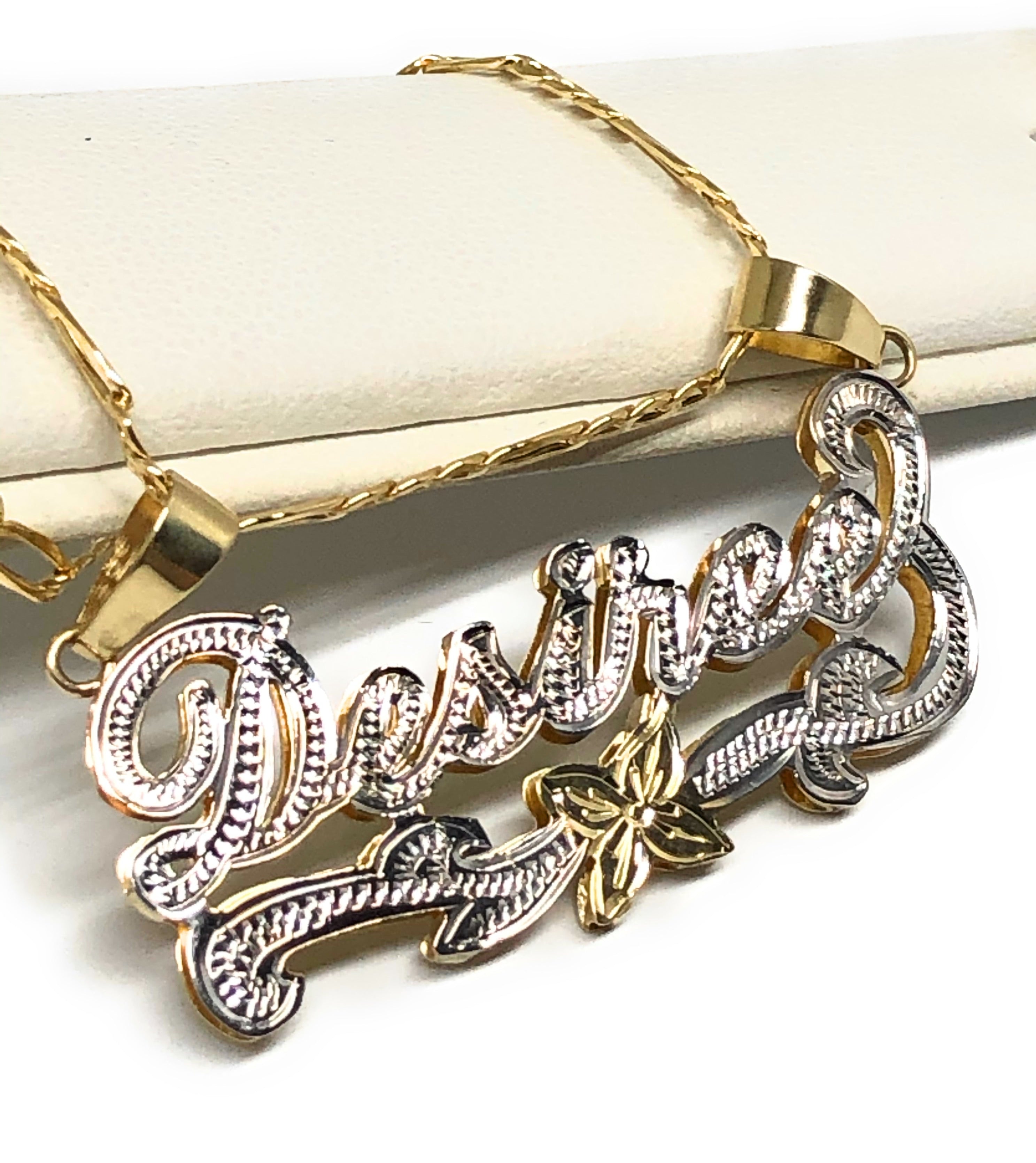 Chain With Name Gold / Online Get Cheap Gold Nameplate Necklace