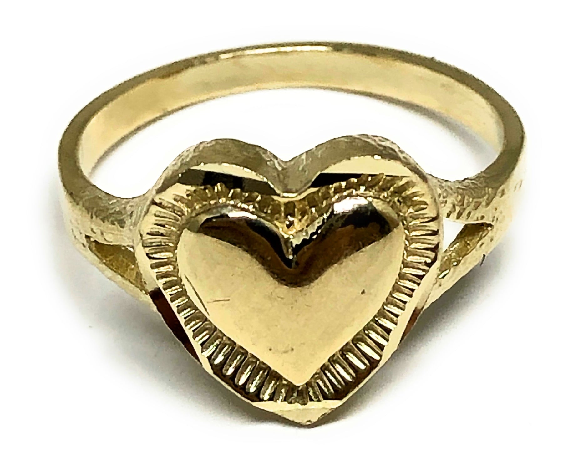 ステッカー小包frank and easy k10×sv heart ring 9号