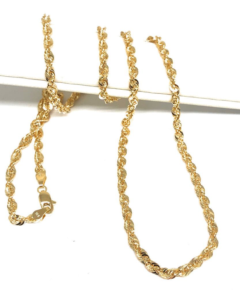 3.3MM Figarope Chain (Diamond Cut) – Saints Gold Co.