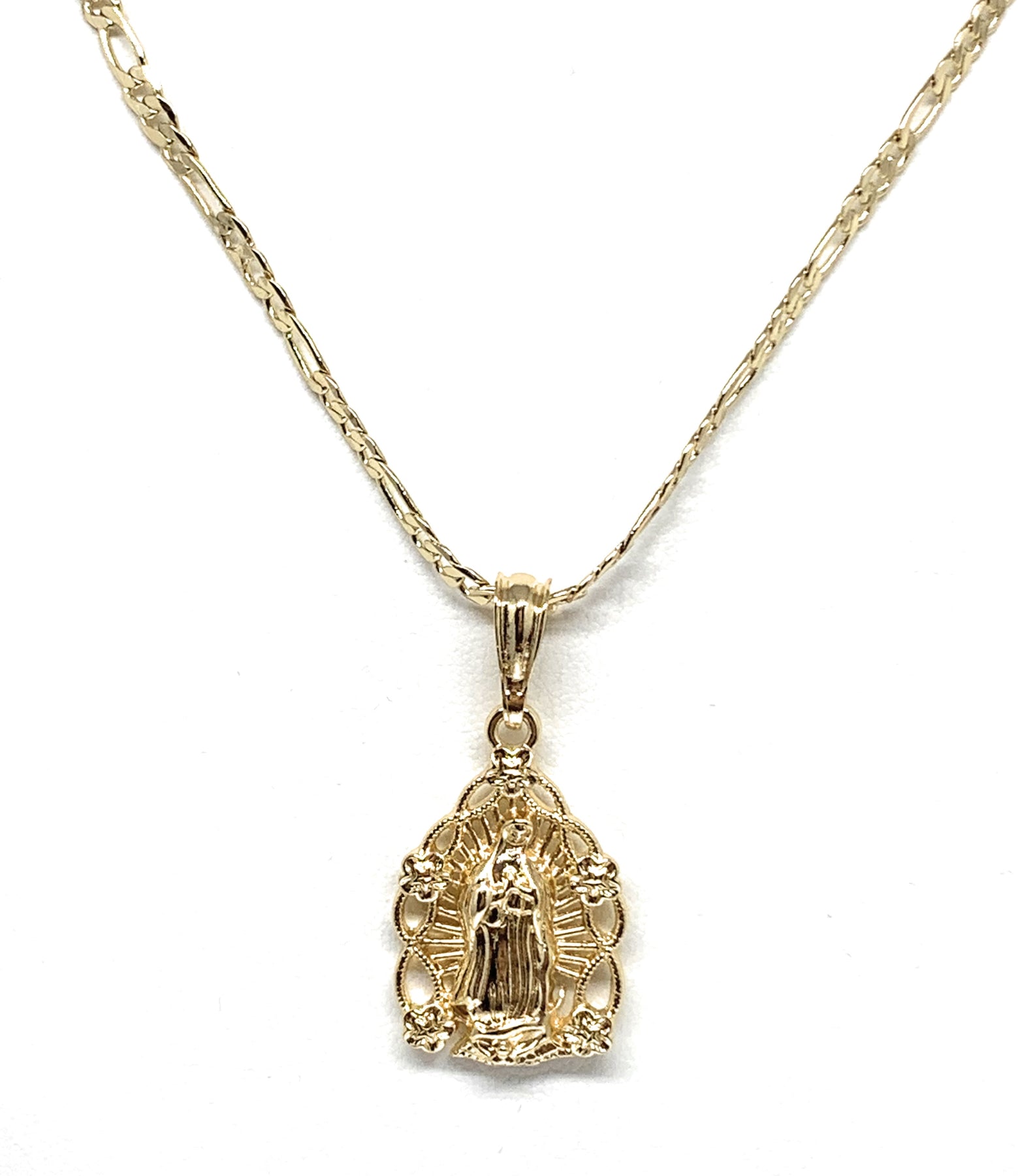 Virgen de Guadalupe Necklace / Gold Filled Guadalupe Pendant / Catholics  Necklace / best Seller – primejewelry269