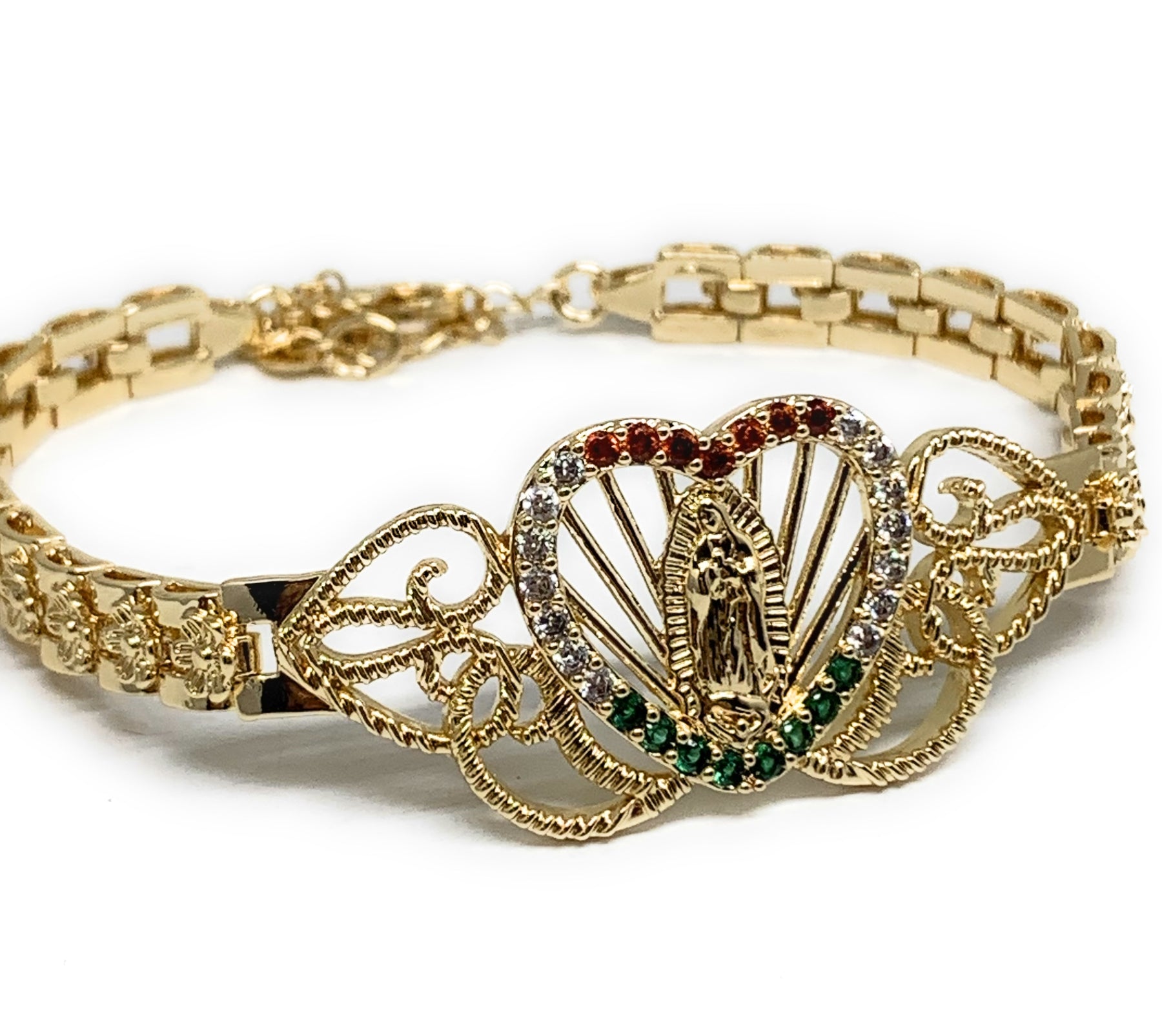Aretes caricias en 3 oros D la birgen d guadalupe Oro laminado - Jewelry &  Accessories - Modesto, California, Facebook Marketplace
