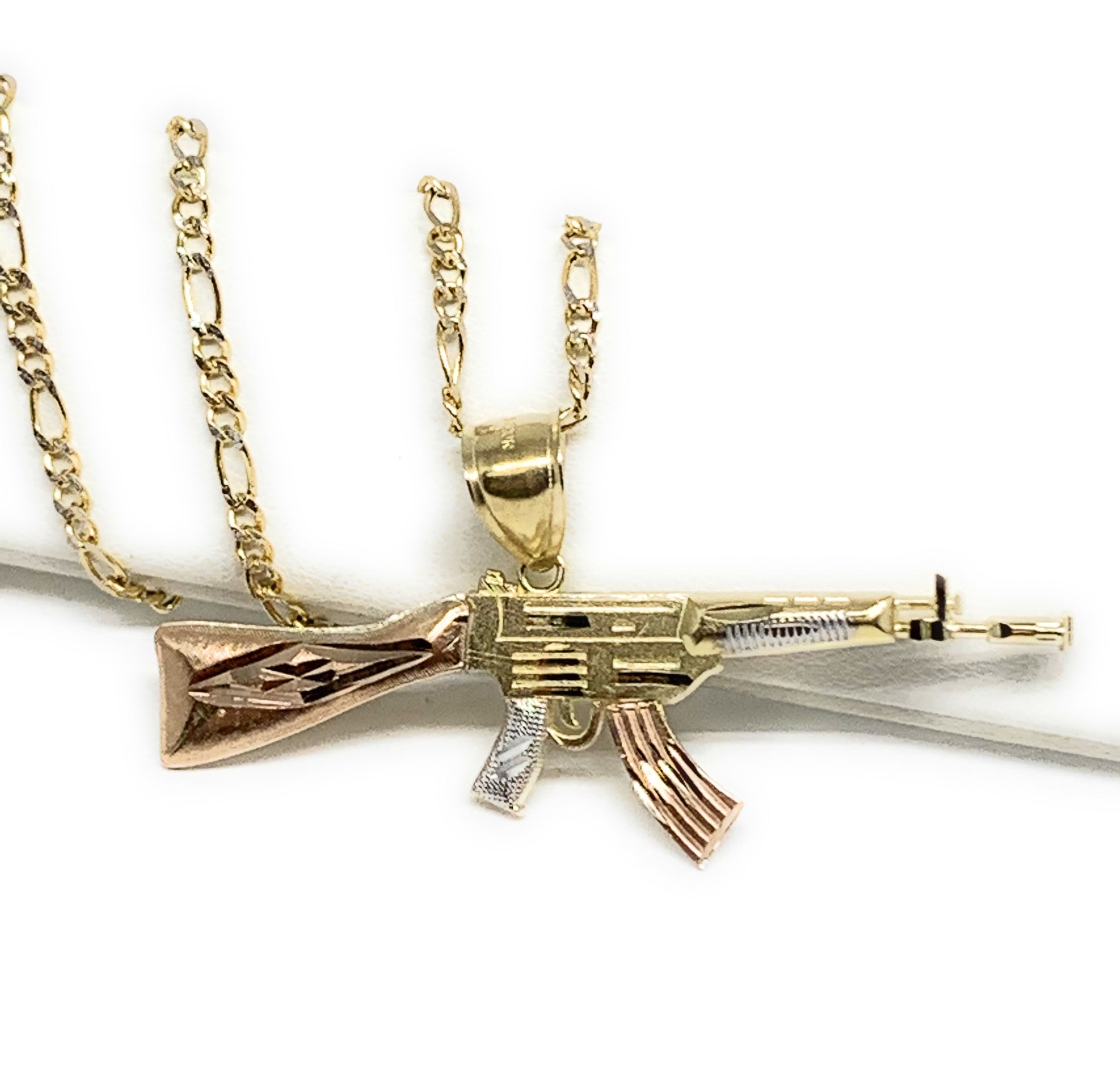 Hot-Selling New Hip-Hop Hiphop Jewelry Titanium Steel Gold-Plated Diamond  Revenge Angel Ak47 Pendant Spt2617 - China Jewelry and Body Jewelry price |  Made-in-China.com