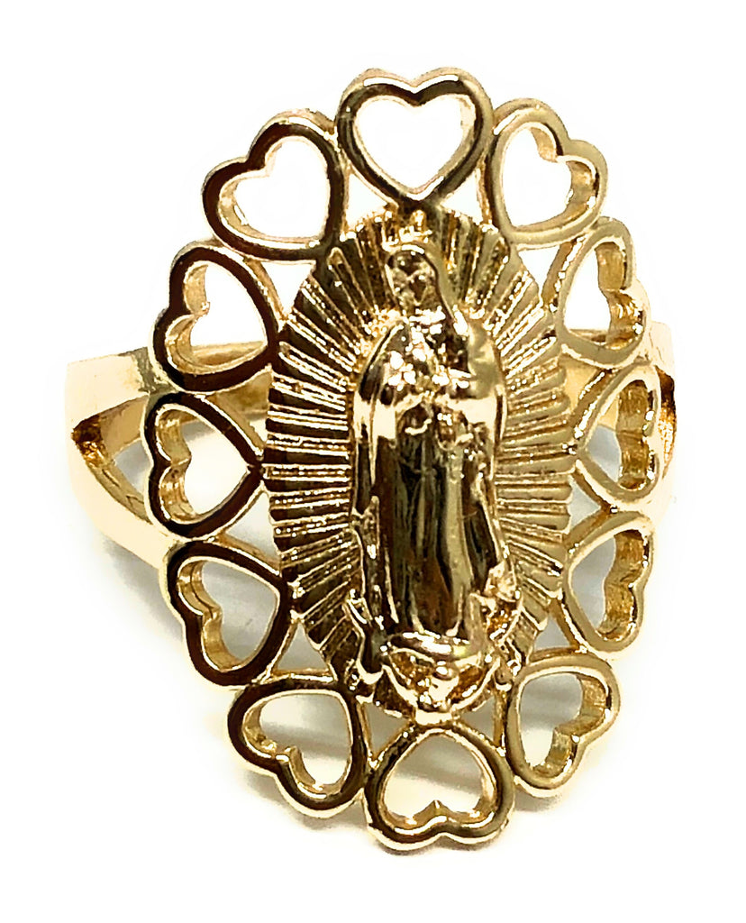 Gold Plated Virgin Mary Bracelet Virgen De Guadalupe brazalete – Fran & Co  Jewelry