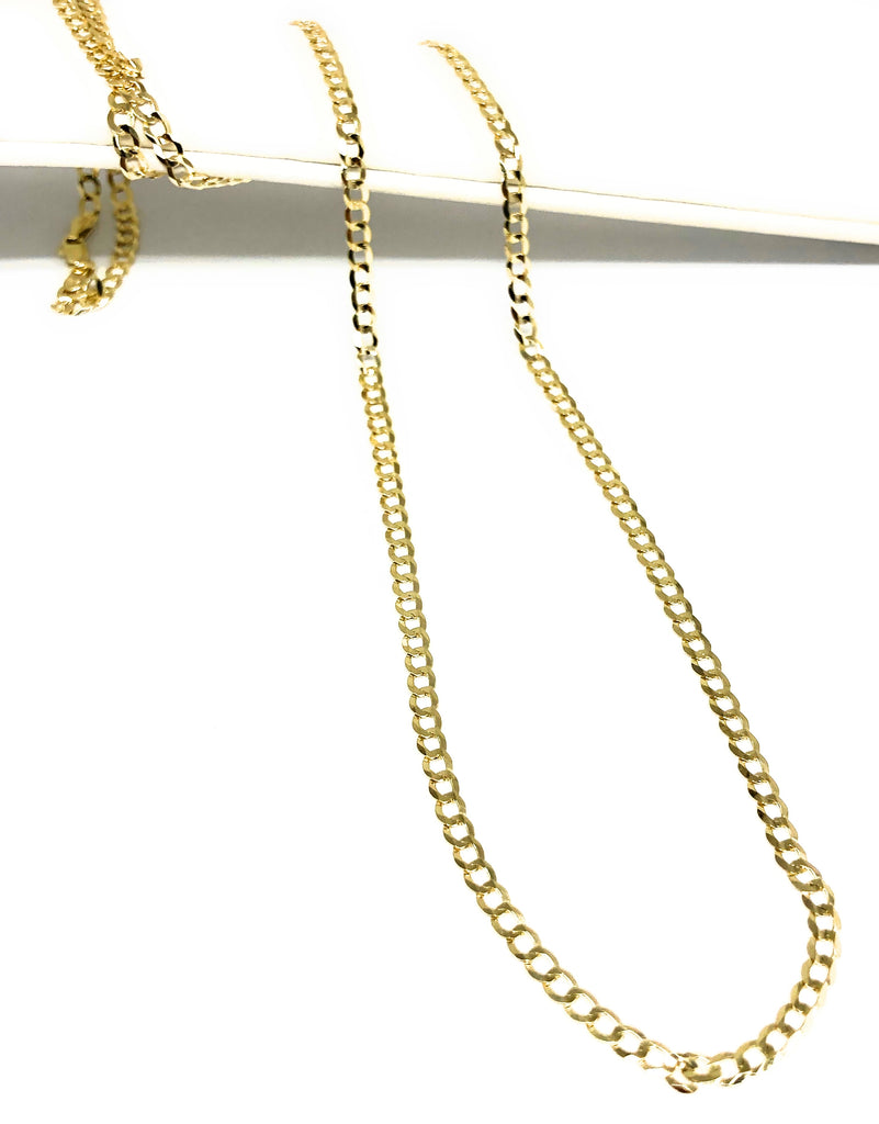 Men's 4.1mm Link Chain Necklace in 14K Gold - 22