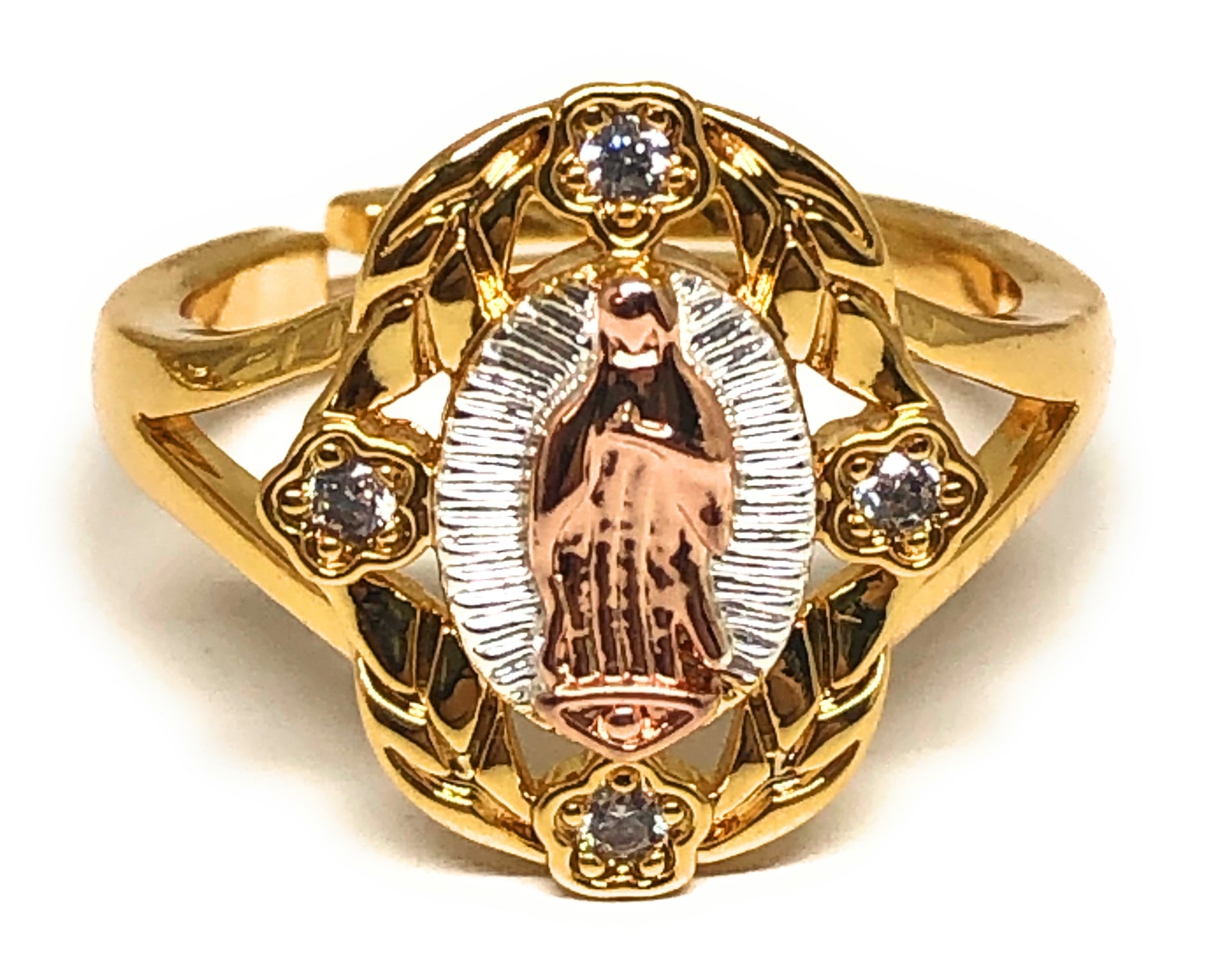 Gold Plated Virgin Mary Bracelet Virgen De Guadalupe brazalete – Fran & Co  Jewelry