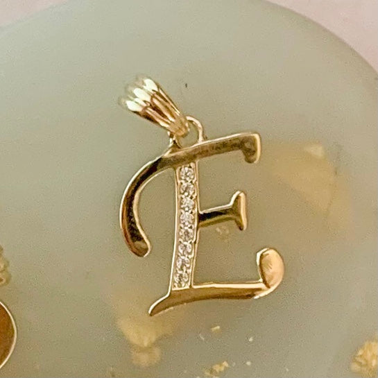 10k Solid Gold Yellow & Rose Gold Heart CUSTOMIZED Initial Letter Pend –  Fran & Co Jewelry