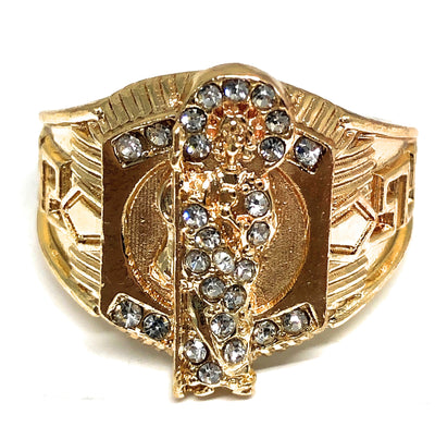 Sree Kumaran | 22K Gold Lord Tirupati Balaji Ring for Men's