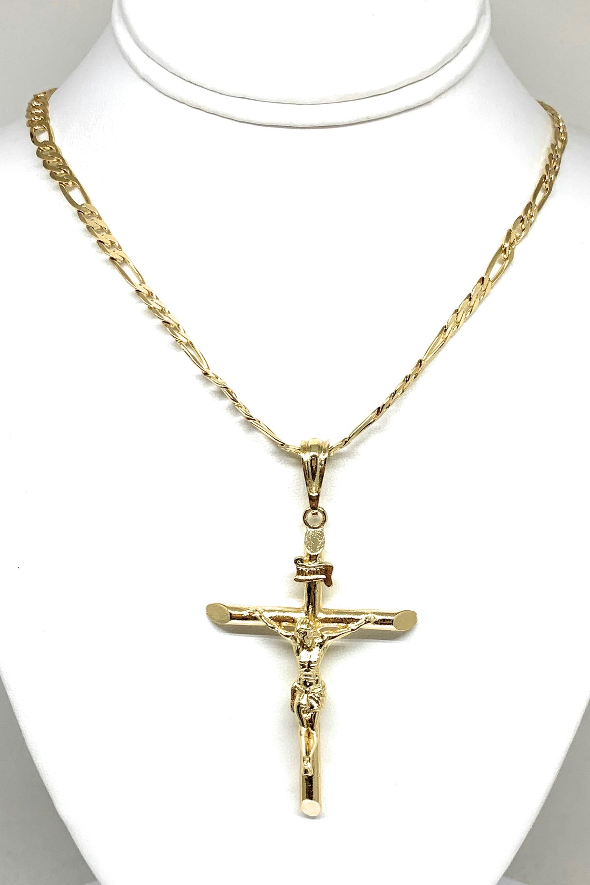 Cruz Jesús Crucifijo 24 "Cadena/Jesús Cruz Crucifijo Caden Fran & Co Jewelry