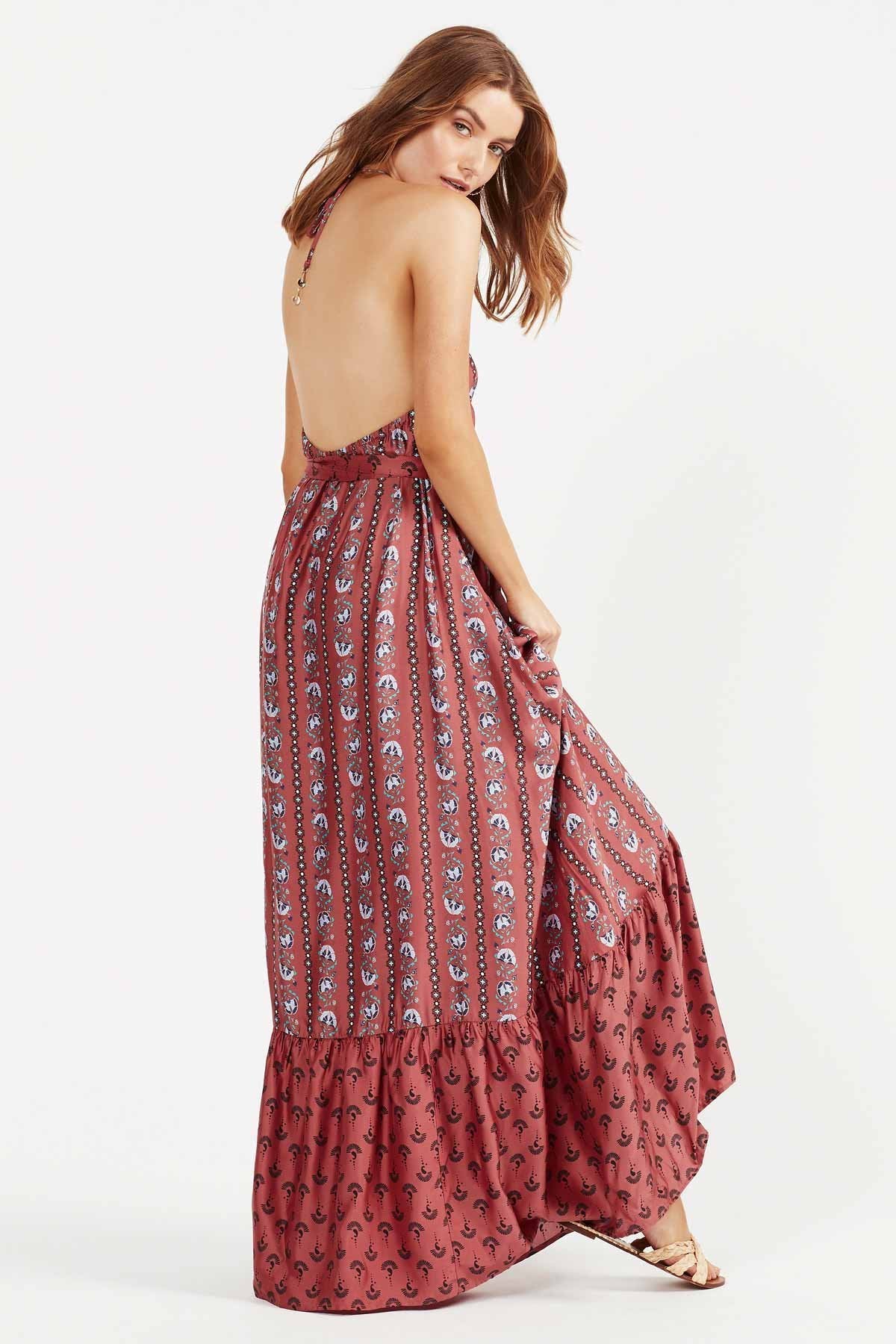 maxi dress rose