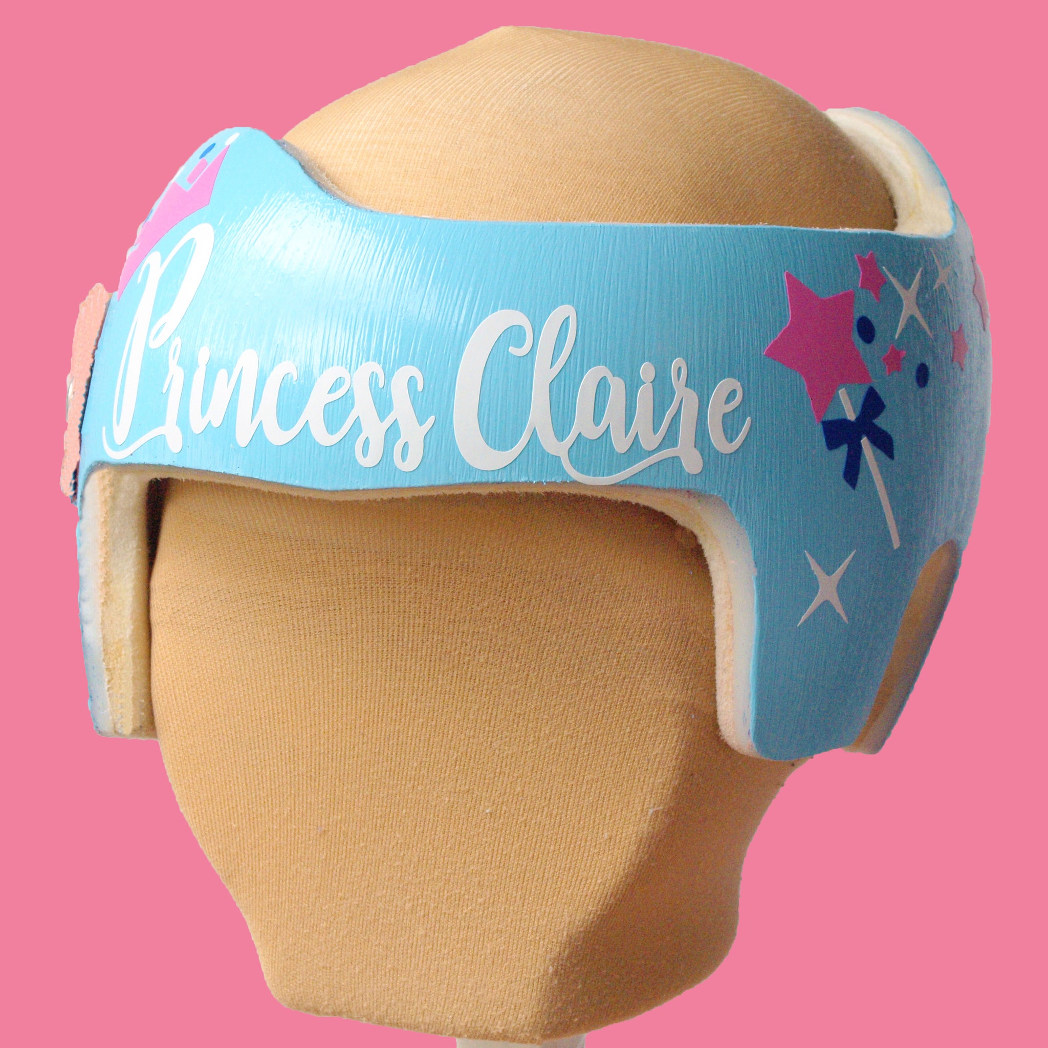 Crown Princess Fairytale Baby Girl Cranial Band Helmet Decal Design Babbleworthy