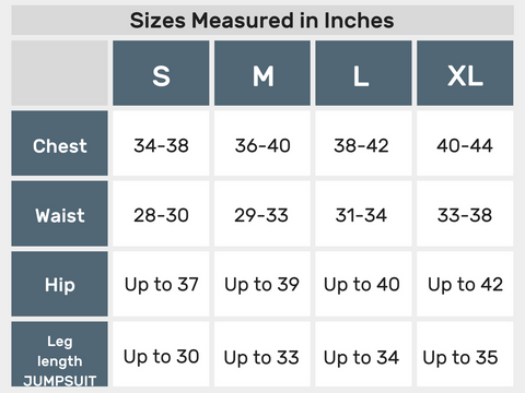 Romper Size Chart and Fitting Guide for Adults
