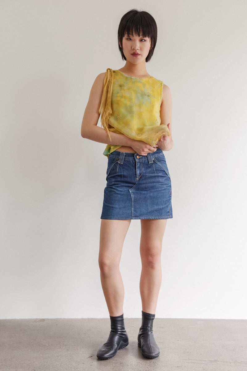 Vintage Levi Denim Mini Skirt – Wixii