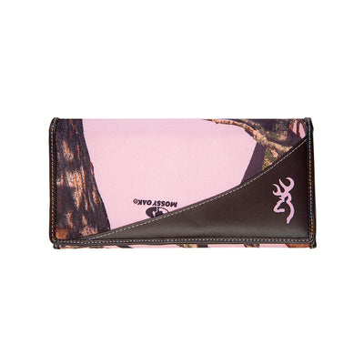 Women&#39;s Pink Camo Continental Wallet - Browning Lifestyle
