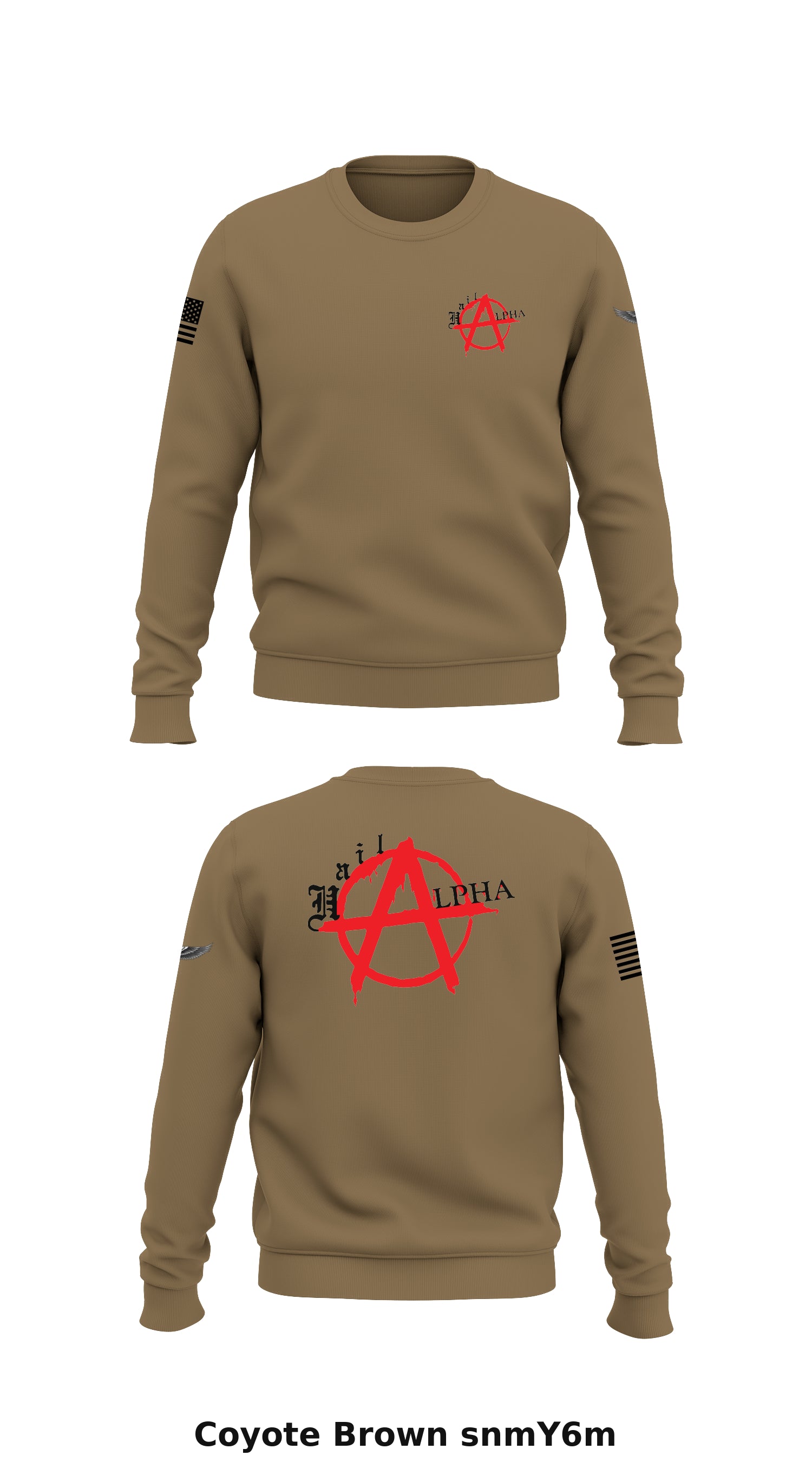 146 ESB, A Co Store Crew Neck Sweatshirt - Emblem Athletic