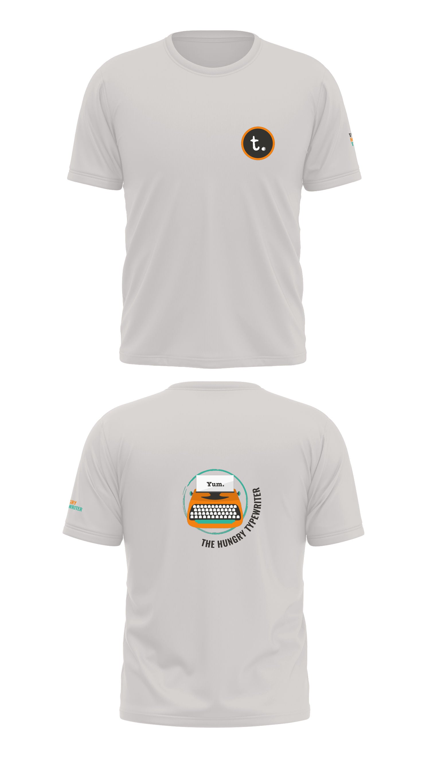 Hungry Typewriter Short-Sleeve Hybrid Performance Shirt - Emblem