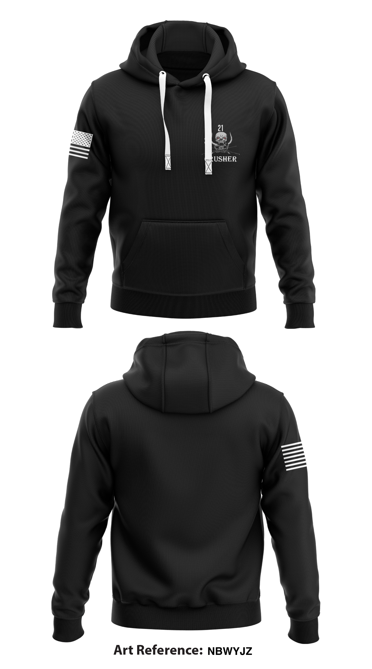 plt black hoodie